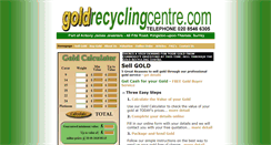 Desktop Screenshot of goldrecyclingcentre.com